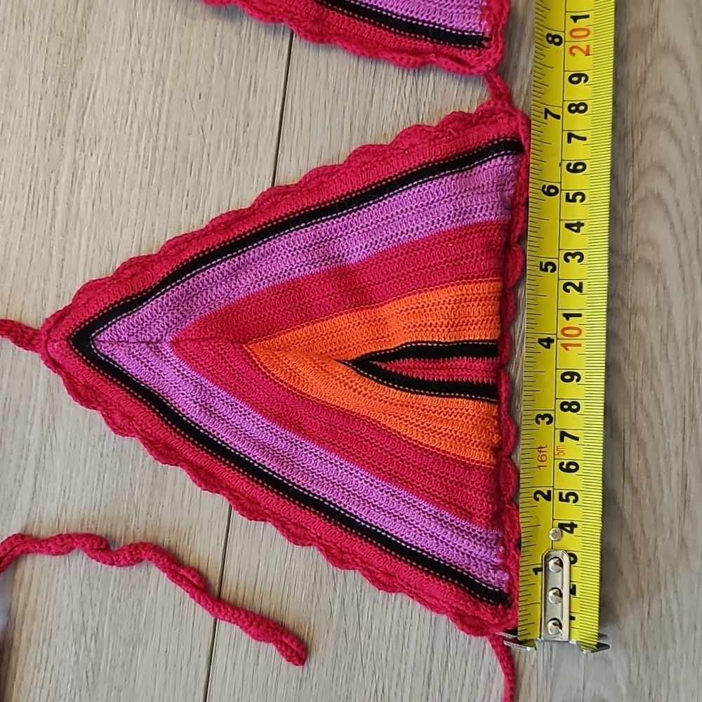 Banana Republic Boho Festival‎ Crochet Lined Tie Bikini Set, Medium - Picture 6 of 14
